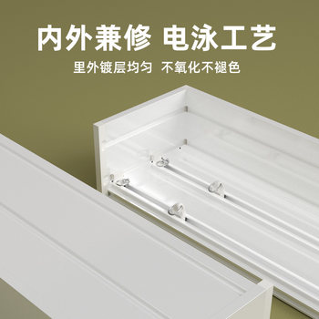 Meiwu curtain box track ປະສົມປະສານ curtain block track curtain ສໍາເລັດຊຸດຂອງ baffle aluminium alloy curtain track