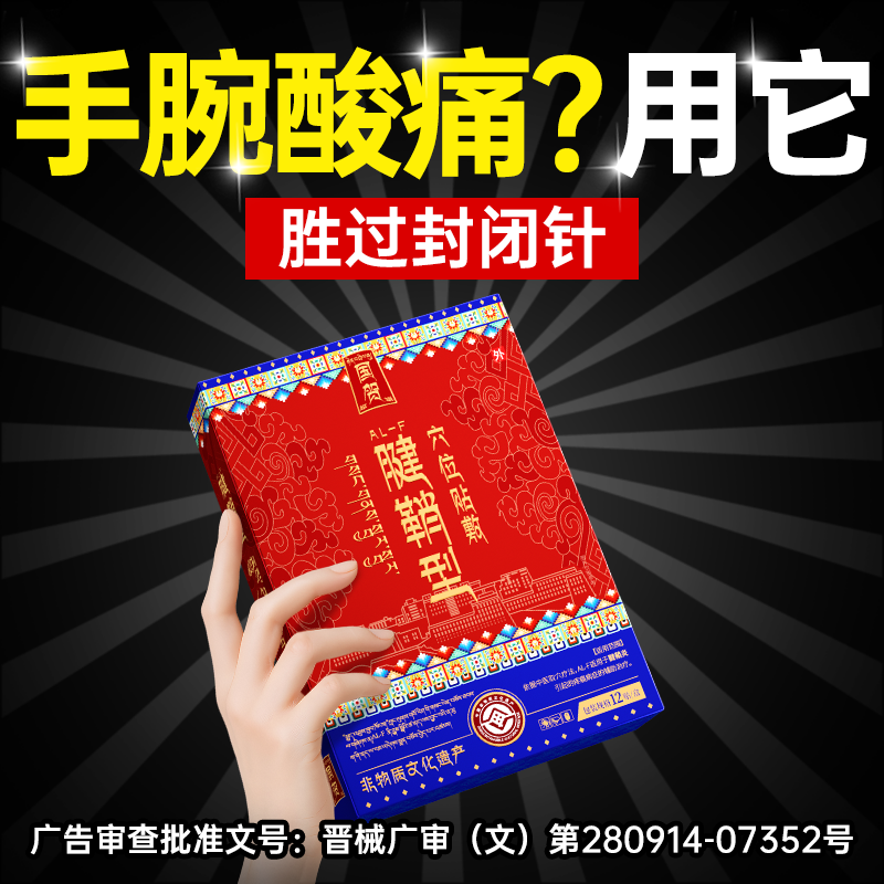 腱鞘炎护腕手腕手指大拇指网球肘关节疼痛热敷贴膏囊肿鼓包专用贴 - 图1