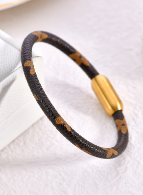 【买一赠一】马年龙鳞轻奢皮手镯百搭情侣123+456