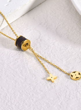 轻奢风小蛮腰项链女高级感锁骨链345