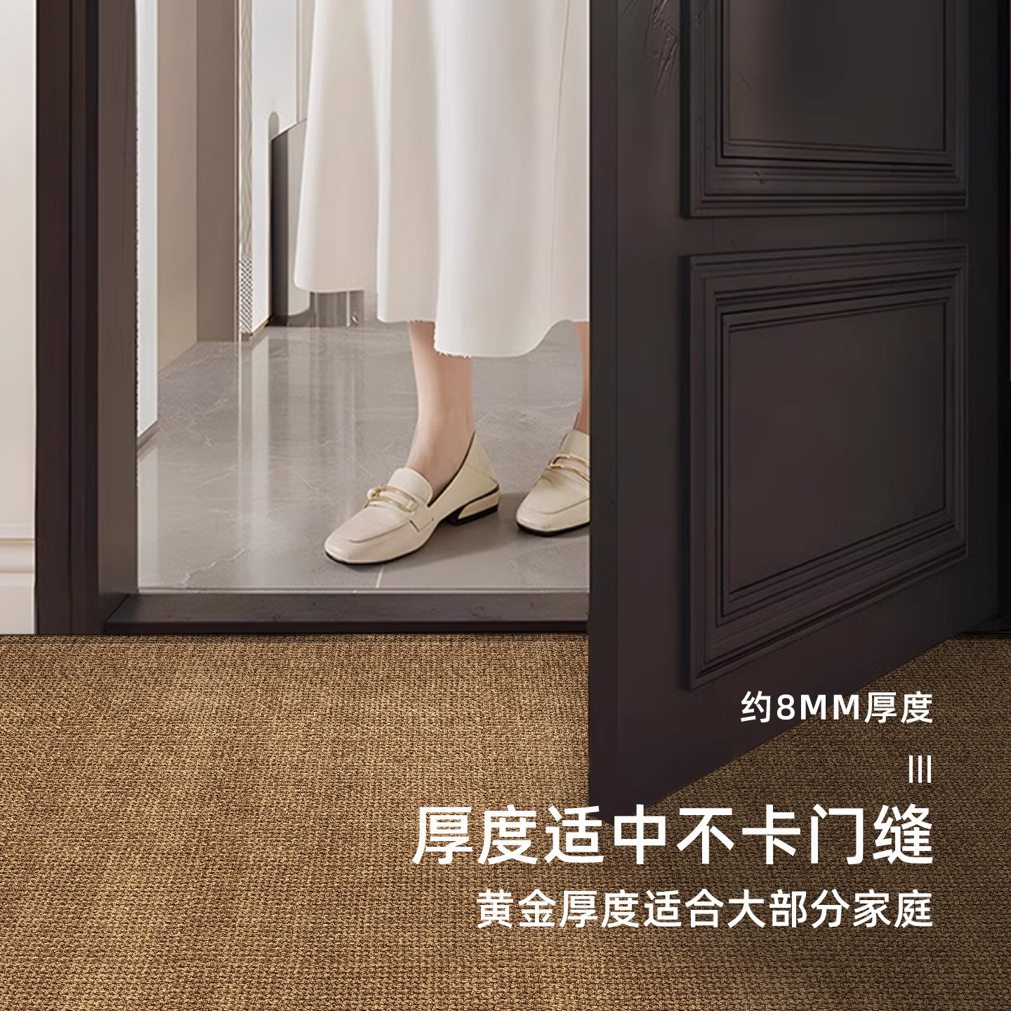 高级感入户门地垫进门口地毯玄关耐脏免洗门垫入户门外地毯可裁剪,淘宝优惠券,粉丝福利购,淘宝优惠卷