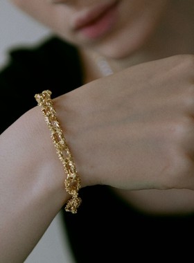 LUCA复古金属风小众设计感个性轻奢饰品新款时尚高级感气质手链女