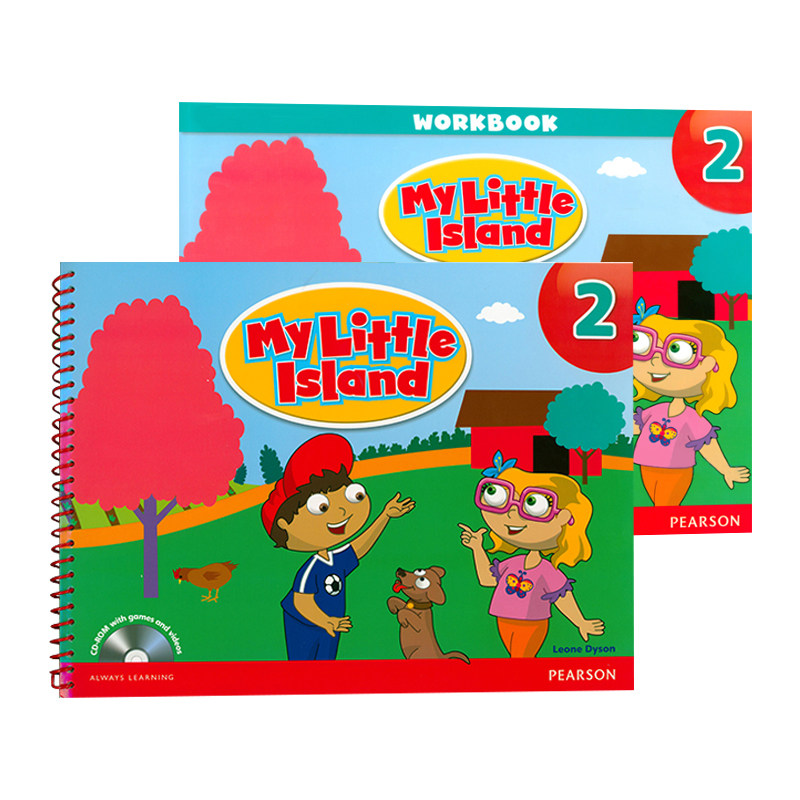 原版培生朗文幼儿探索系列My Little Island 2级学生书练习册我的小岛美国幼儿园中班英语启蒙入门跨学科培训机构教材odi幼儿版