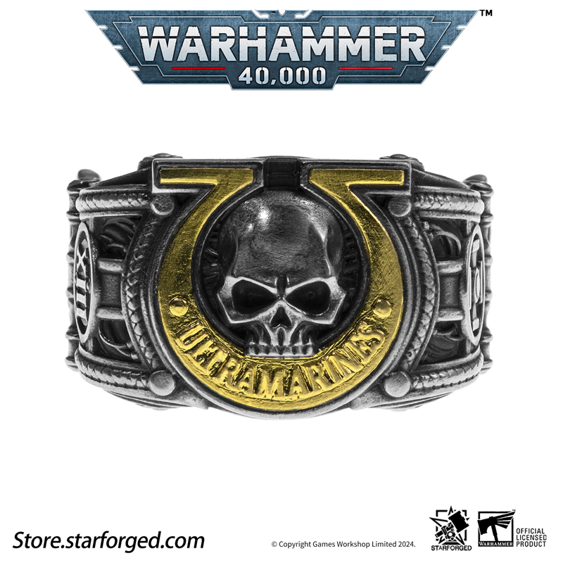 Starforged Star Forged Warhammer 40K Peripheral U Group Ultramar Honor Badge Ring Open Ring
