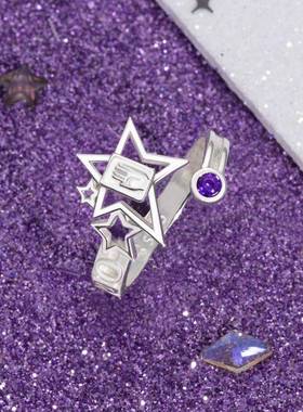 JOJO的奇妙冒险空条承太郎戒指 原创二次元动漫周边好友礼物