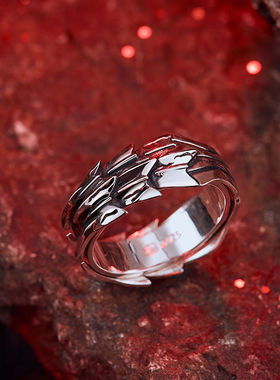 Fate戒指合二为一 幸运石联名二次元动漫周边 黑saber alter饰品