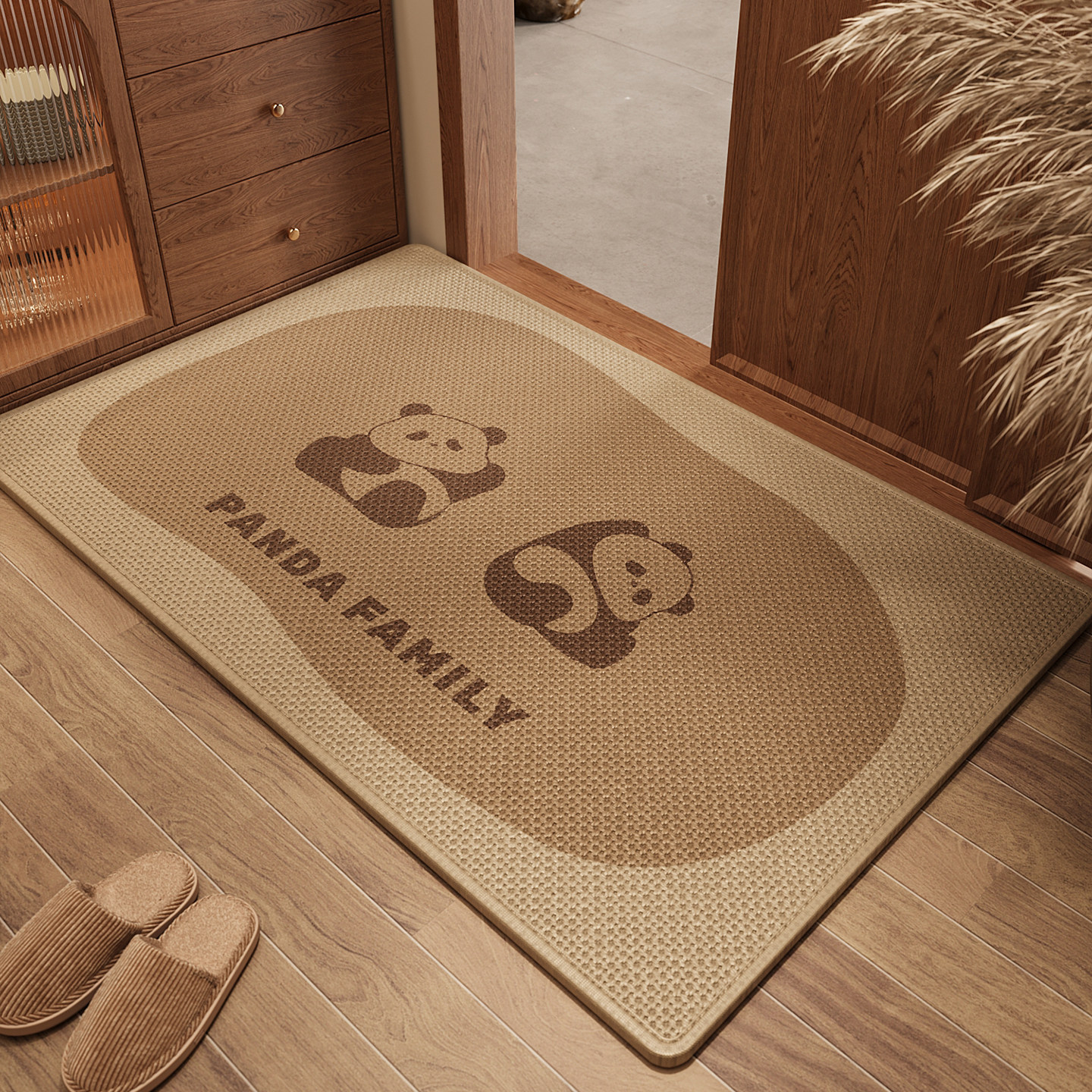 入户门地垫大门口进门侘寂风防滑脚垫别墅高级感耐脏除尘免洗地毯,淘宝优惠券,粉丝福利购,淘宝优惠卷