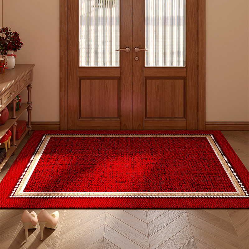 新年喜庆红色入户门地垫除尘耐脏门垫可裁剪地毯玄关大门进门脚垫,淘宝优惠券,粉丝福利购,淘宝优惠卷