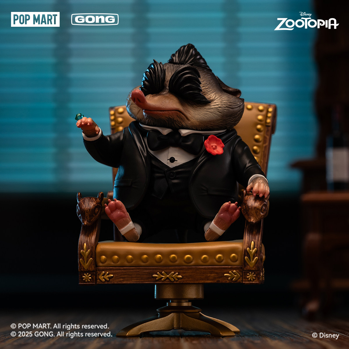 共鸣GONG 疯狂动物城MR.BIG大先生可动人偶 疯狂动物城可动人偶,淘宝优惠券,粉丝福利购,淘宝优惠卷