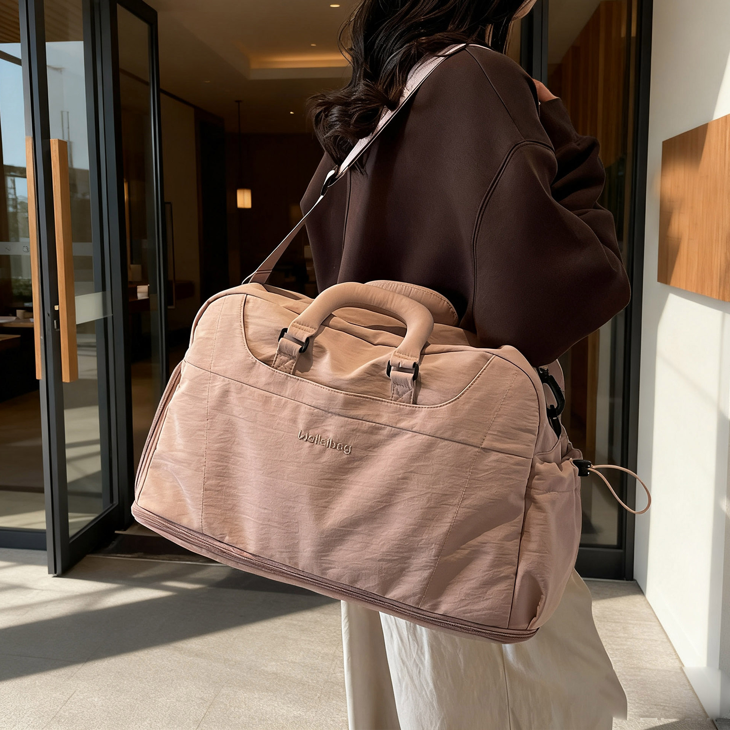 短途旅行包女大容量可拓展行李包袋干湿分离出差包旅游单肩斜挎包,淘宝优惠券,粉丝福利购,淘宝优惠卷