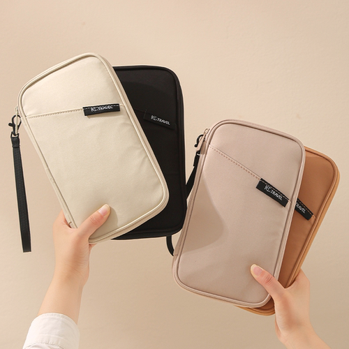 护照包男女便携旅行证件包多功能防盗刷机票收纳包护照夹机票夹包 - 图3