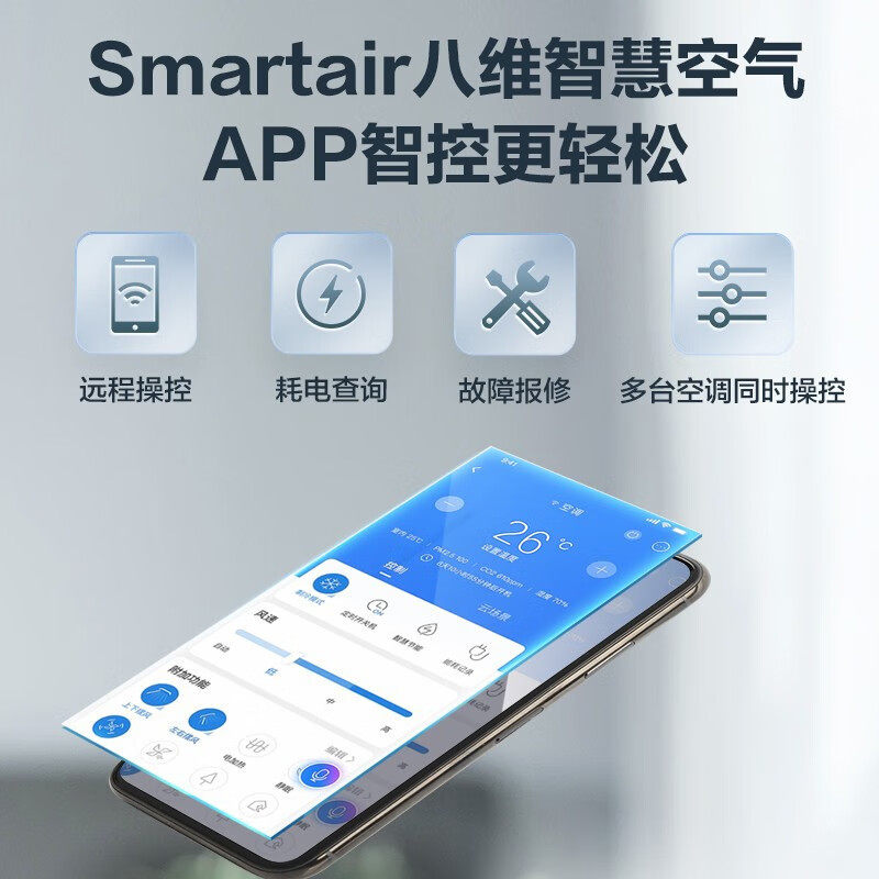 海尔空调挂机统帅家用1.5匹能效 海尔森腾空调