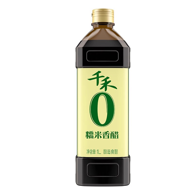 千禾零添加糯米香醋1L酿造食用糯米醋家用0添加凉拌蘸饺子调味品