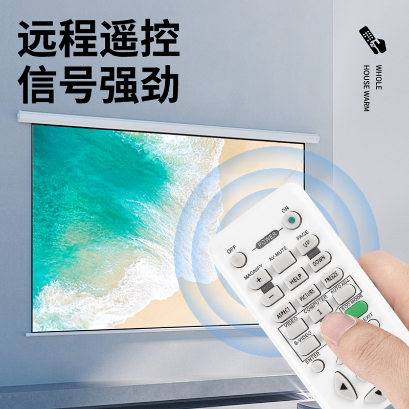 适用于NEC日电投影仪机遥控器RD-445E通RD-427E RD-448E NP405C NP410+ NP410W NP500 M260XC M260XS-图1