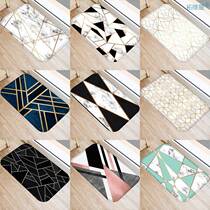 Marble doormat Kitchen Entrance Door Mat Coral Velvet