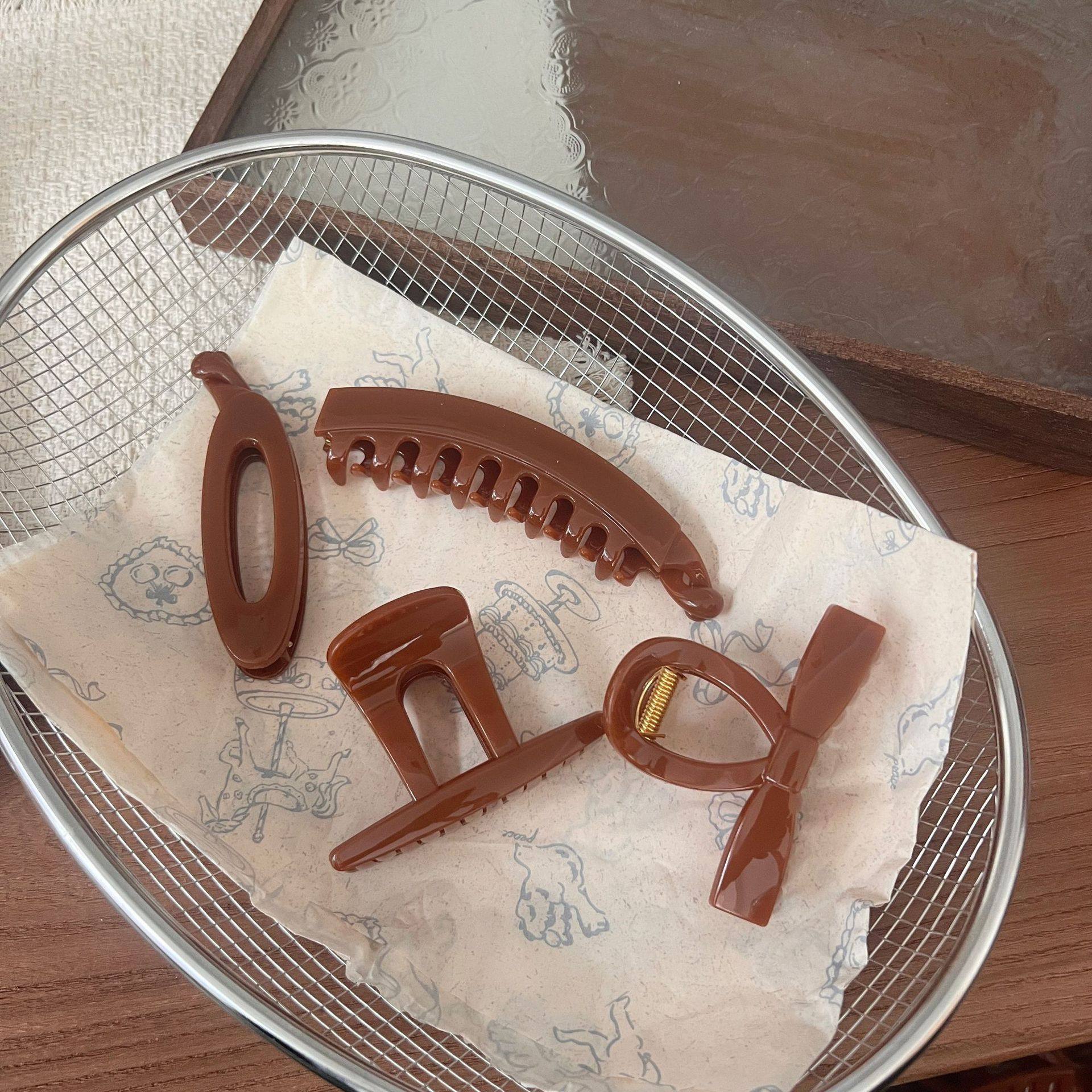 落日橘~气质简约镂空南瓜抓夹一字鲨鱼夹高级感日韩优雅发抓,淘宝优惠券,粉丝福利购,淘宝优惠卷