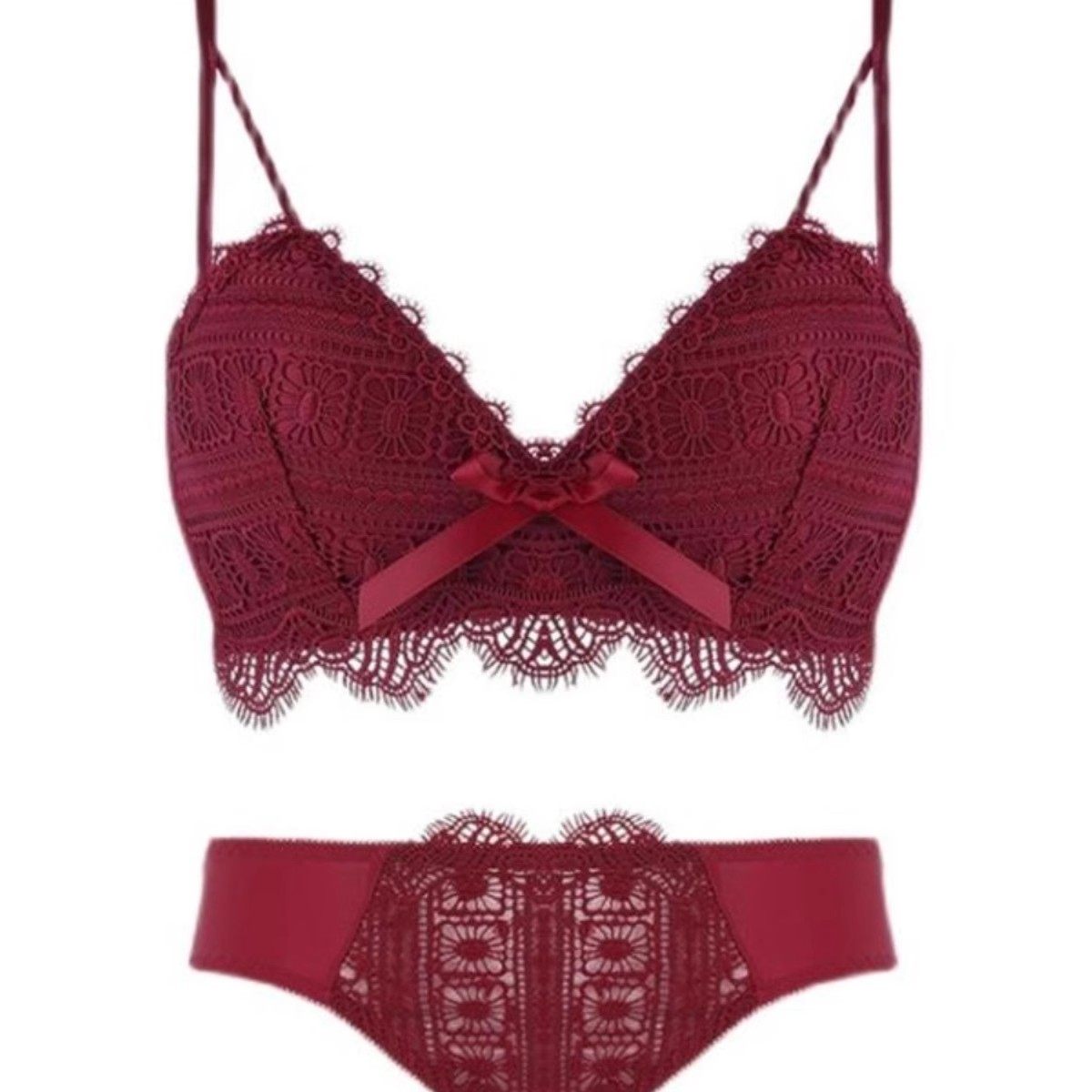 维多利亚本命年内衣女小胸聚拢无钢圈防下垂上托性感红色文胸套装,淘宝优惠券,粉丝福利购,淘宝优惠卷