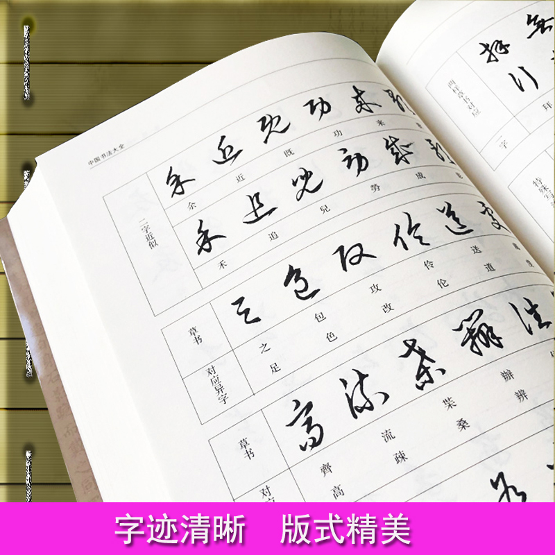 【读】正版速发书法篆刻中国书法大全毛笔书法楷书行书草书篆书隶书毛笔字帖楷体狂草大小篆曹全碑字帖毛笔字书法入门书gq-图2