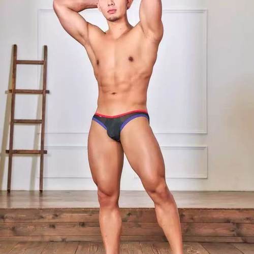 GX3全透性感高弹三角爽透轻盈系列 V-FIT比基尼男士裤 1条装 - 图1