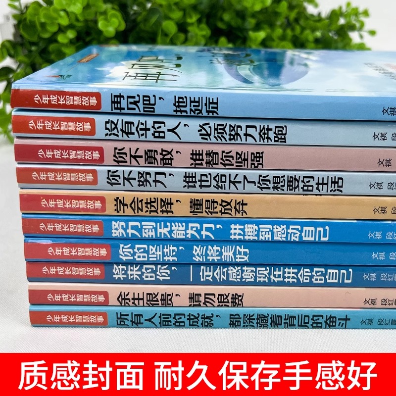 青少年成长励志故事书全10册你不勇敢谁替你坚强再见吧拖延症没有伞的人必须努力奔跑学会选择懂得放弃10-12-15岁小学生课外阅读书 - 图1