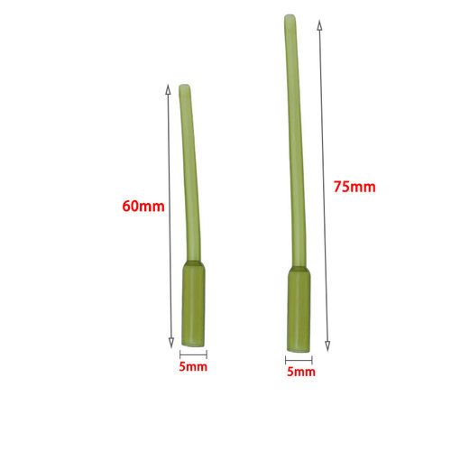 欧式鲤钓长款防缠绕管反底罗尼珠珠钓组子线保护套尖管内联铅套管 - 图0