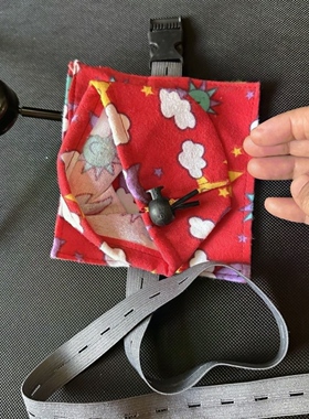 纯棉加厚单连随身布套艾灸家用熏包全身艾炙包艾条宫寒熏蒸布袋