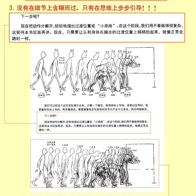 正版包邮 原动画基础教程动画人的生存手册 动画场景角色人物造型制作设计技法教程书籍 传统电脑游戏定格网络动画师工作手册书籍 - 图2