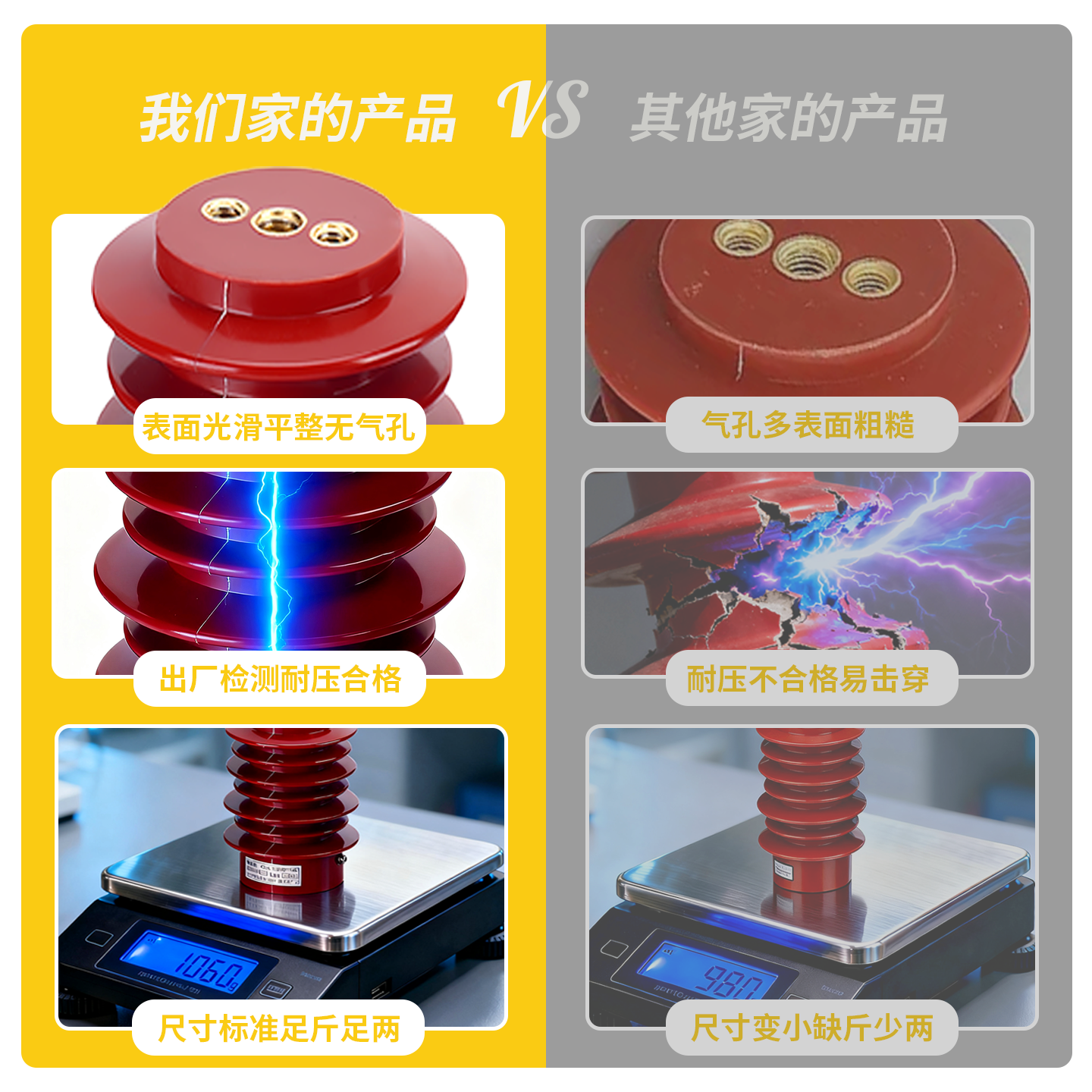 高压传感器CG5-10Q 95*140 10-12KV户内高压带电显示装置传感器 - 图0