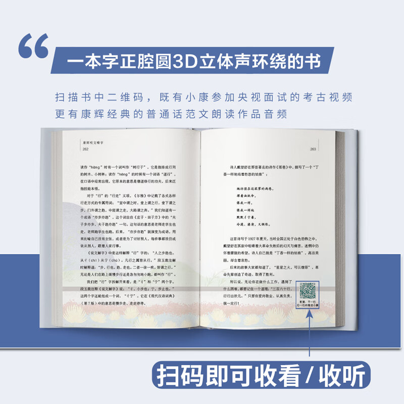 正版速发 康辉咬文嚼字 精装扫码听音频3D立体声环绕康辉严晓冬著频编主播康辉纠正各类易错汉字字正腔圆普通话lqs - 图1