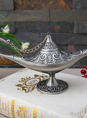 锌合金欧式创意复古阿拉丁神灯金属工艺品礼品家居客厅装饰摆件