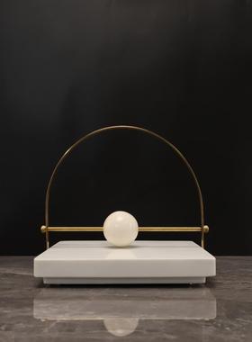 现代简约创意轻奢镇纸纸巾架办公室卧室玄关客厅书房茶几家居饰品