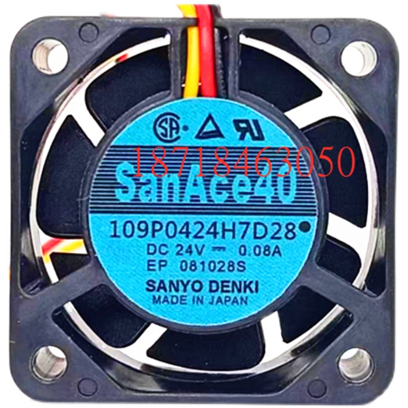 全新正品三洋 SanAce40 109P0424H7D28 24V 0.08A 4015变频器风扇-图3