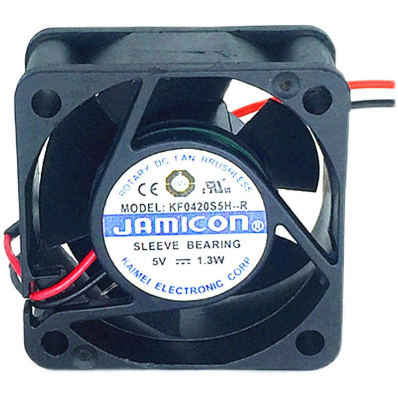 JAMICON KF0420S5H-R 5V 1.3W 4CM 4020交换机散热风扇40*40*20MM - 图0