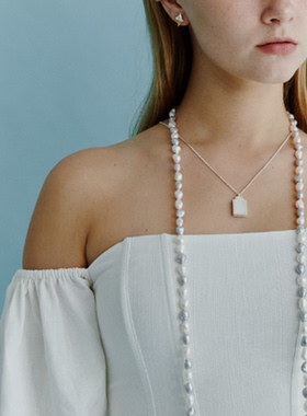 珍珠项链2025新款锁骨颈链