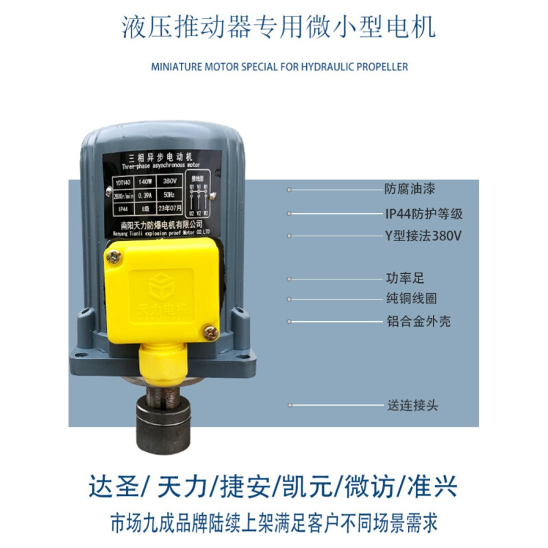 YDT80-2 80W YDT140-2 ASF82A 120W B062Z 60W微型三相异步电机 - 图2