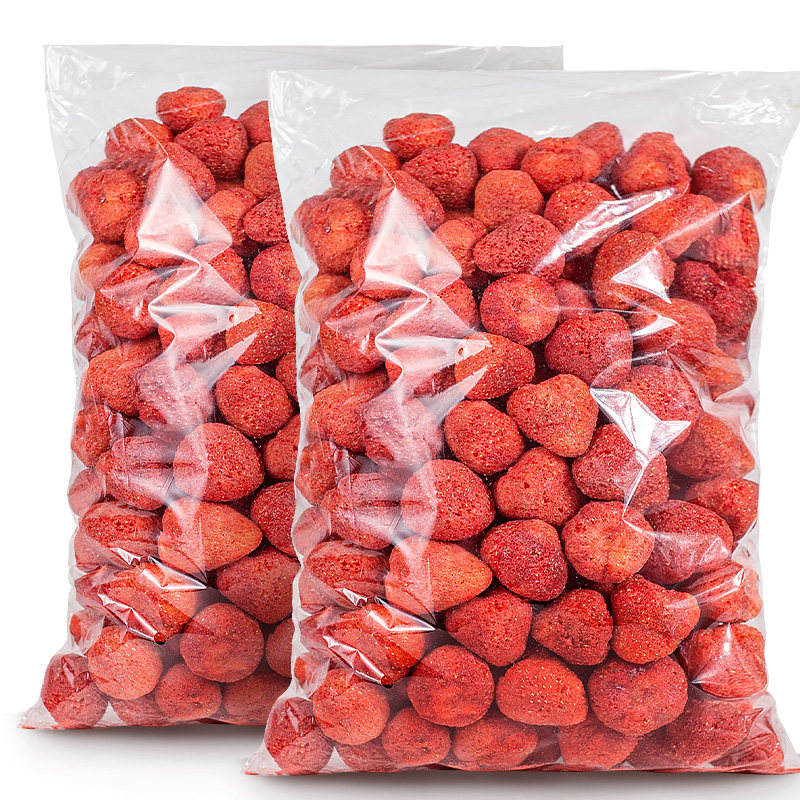 纯天然冻干整粒脆草莓干500g雪花酥烘焙脆水果干片无糖无添加即食,淘宝优惠券,粉丝福利购,淘宝优惠卷
