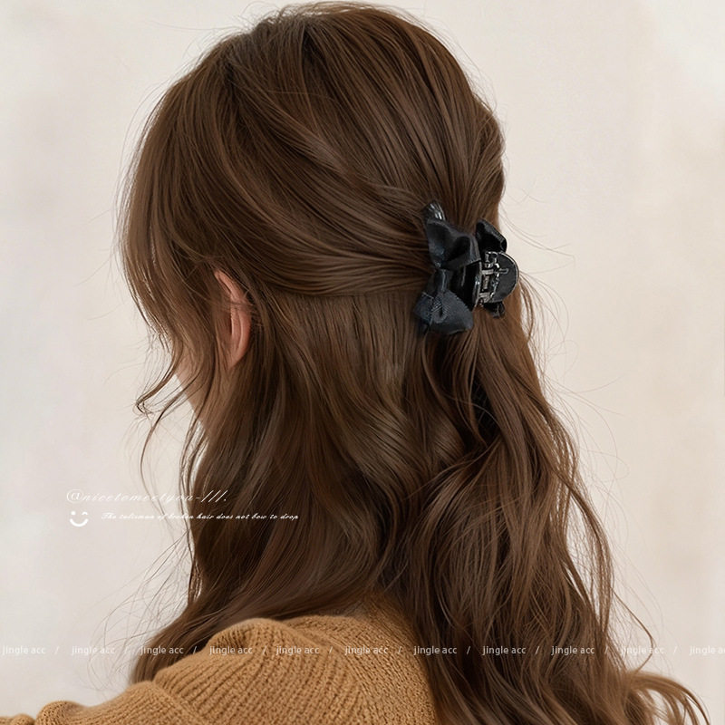 秋冬刘海小抓夹女感2025新款半扎发夹后脑勺发量少小夹子头饰,淘宝优惠券,粉丝福利购,淘宝优惠卷