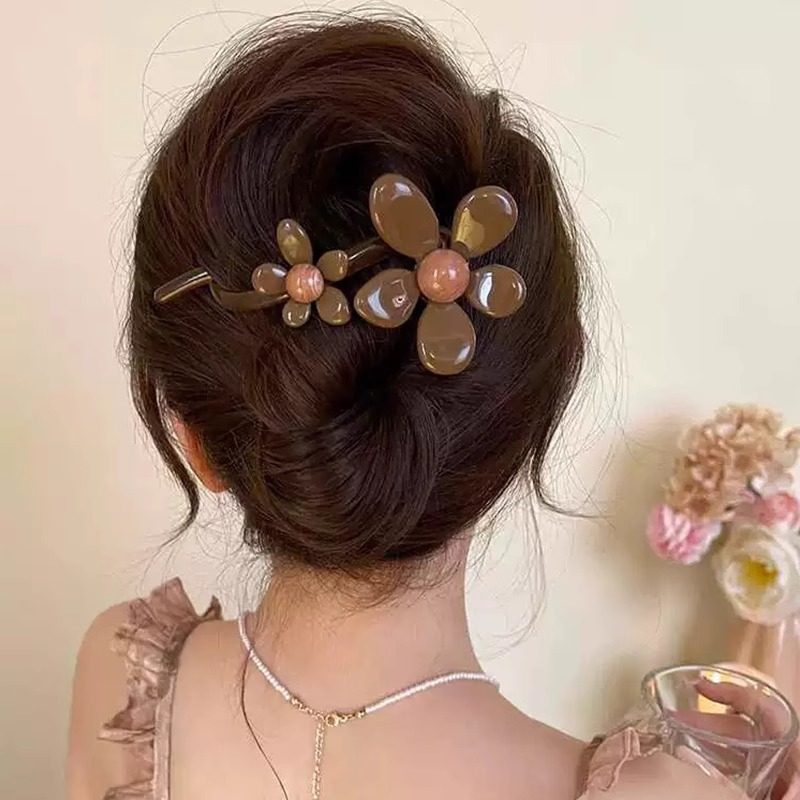 法式复古后脑勺发夹女一字夹盘发抓夹2024新款轻奢扭扭夹发卡头饰,淘宝优惠券,粉丝福利购,淘宝优惠卷