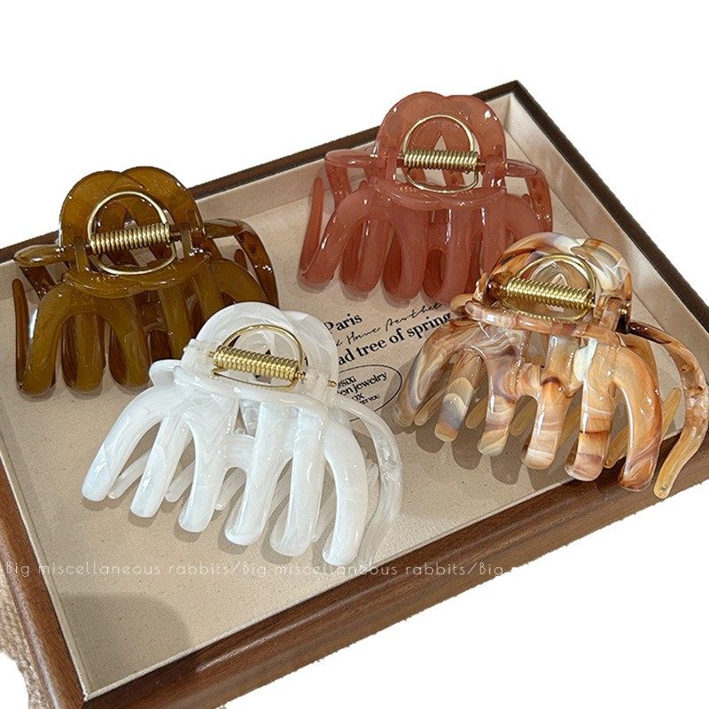 巨能抓南瓜抓夹女感法式大号深齿加宽鲨鱼夹发量多盘发夹头饰,淘宝优惠券,粉丝福利购,淘宝优惠卷