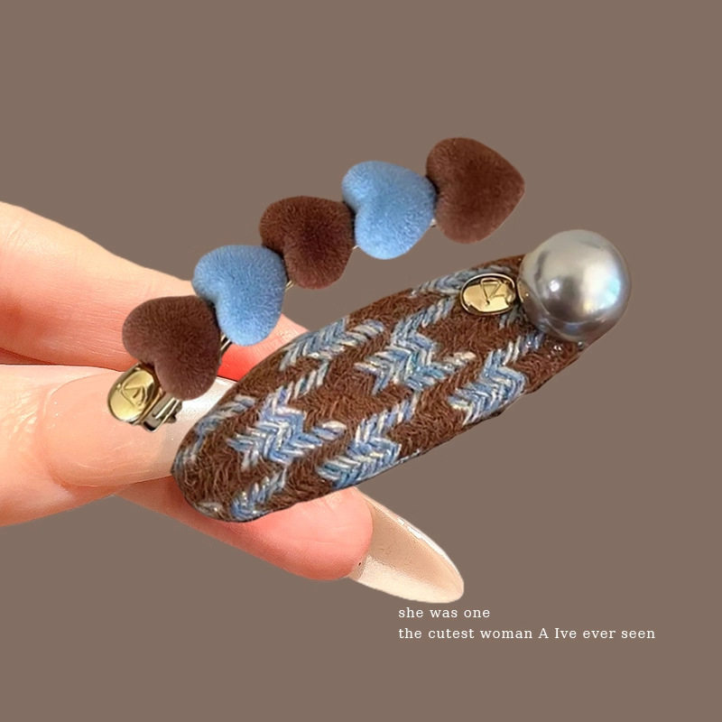 感发夹女爱心撞色侧边夹前额一字发卡碎发刘海夹2025新款头饰,淘宝优惠券,粉丝福利购,淘宝优惠卷