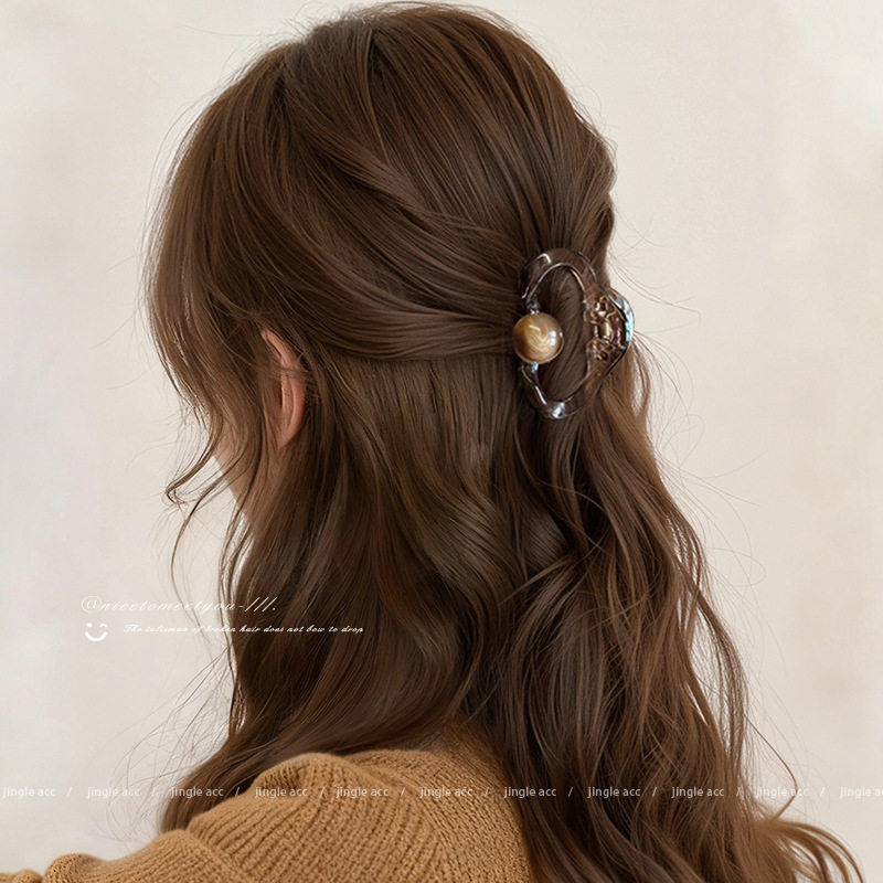 秋冬刘海小抓夹女感2025新款半扎发夹后脑勺发量少小夹子头饰,淘宝优惠券,粉丝福利购,淘宝优惠卷
