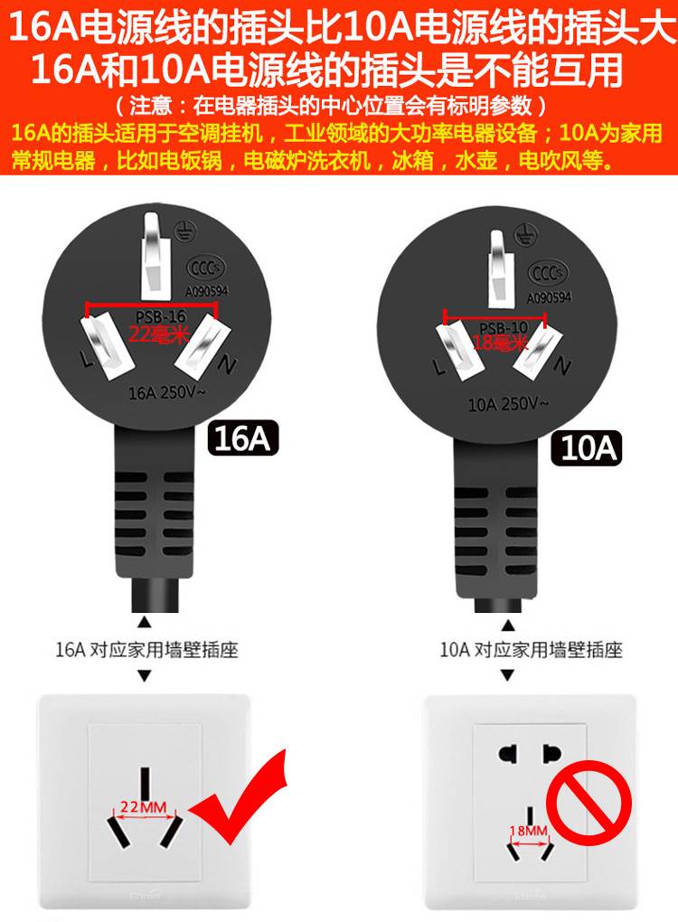 新款大功率32A8000W 25A6250Ｗ带空开漏电保护防过载排插座拖线板 - 图3