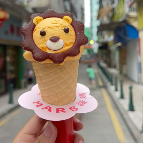 冰淇淋巧克力卡通插件纸杯甜筒小蛋糕装饰小动物绵绵冰甜品摆件 - 图3