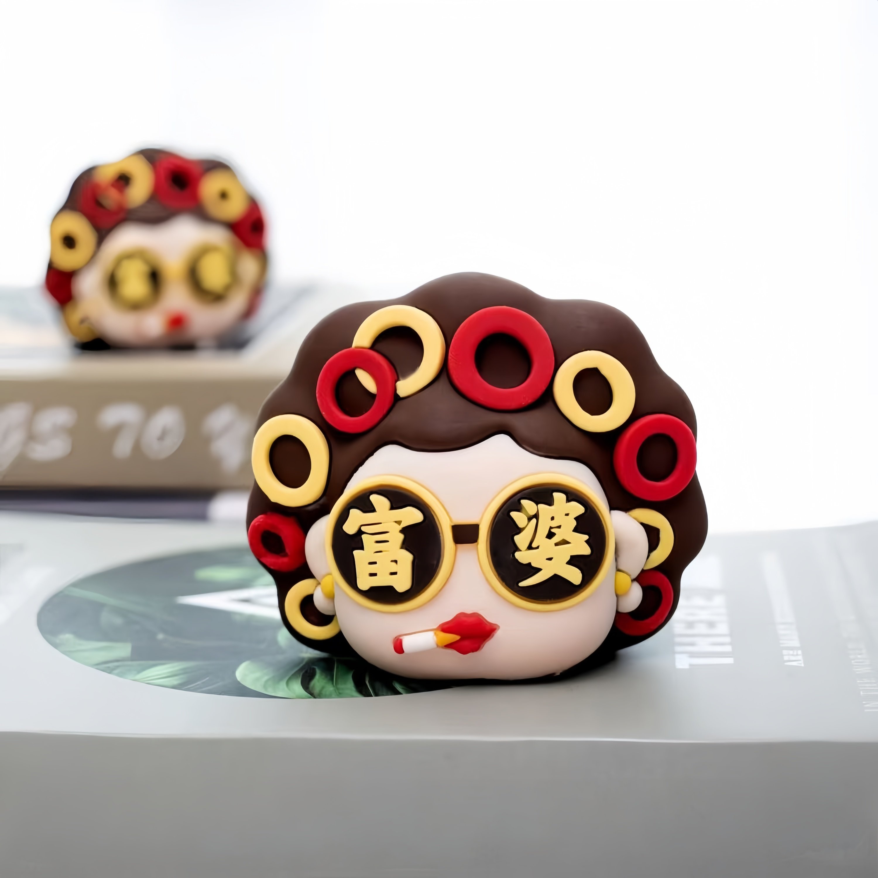 网红爆款 女神女王生日蛋糕装饰配件 翻糖巧克力富婆富豪暴富暴美,淘宝优惠券,粉丝福利购,淘宝优惠卷