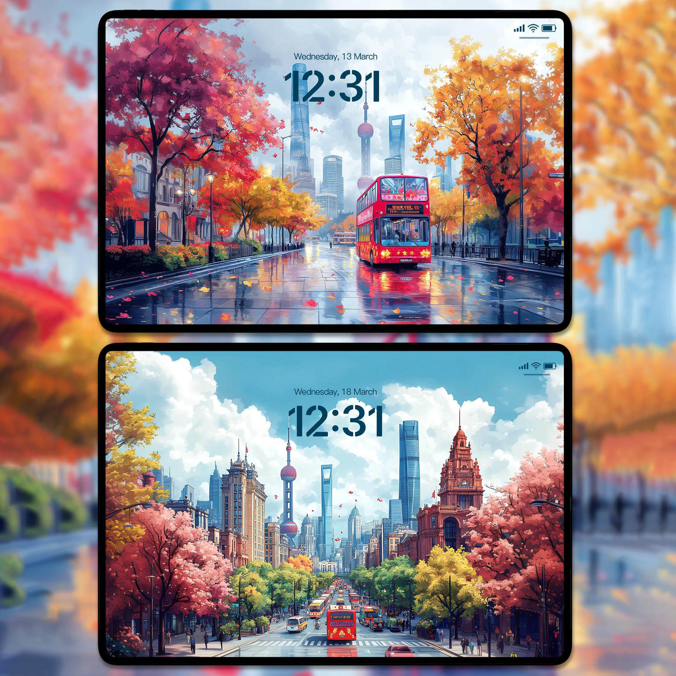 6张治愈风景iphone苹果安卓手机壁纸ipad平板电脑桌面插画图素材,淘宝优惠券,粉丝福利购,淘宝优惠卷