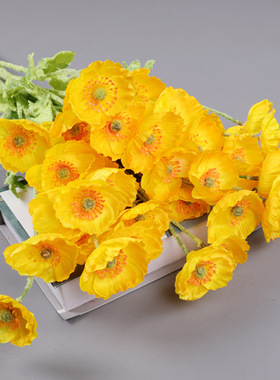 虞美人仿真花塑料花插花家居装饰