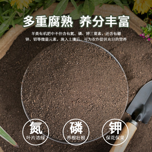 羊粪肥发酵有机肥料花卉蔬菜专用植物通用内蒙古腐熟纯羊粪蛋颗粒 - 图3