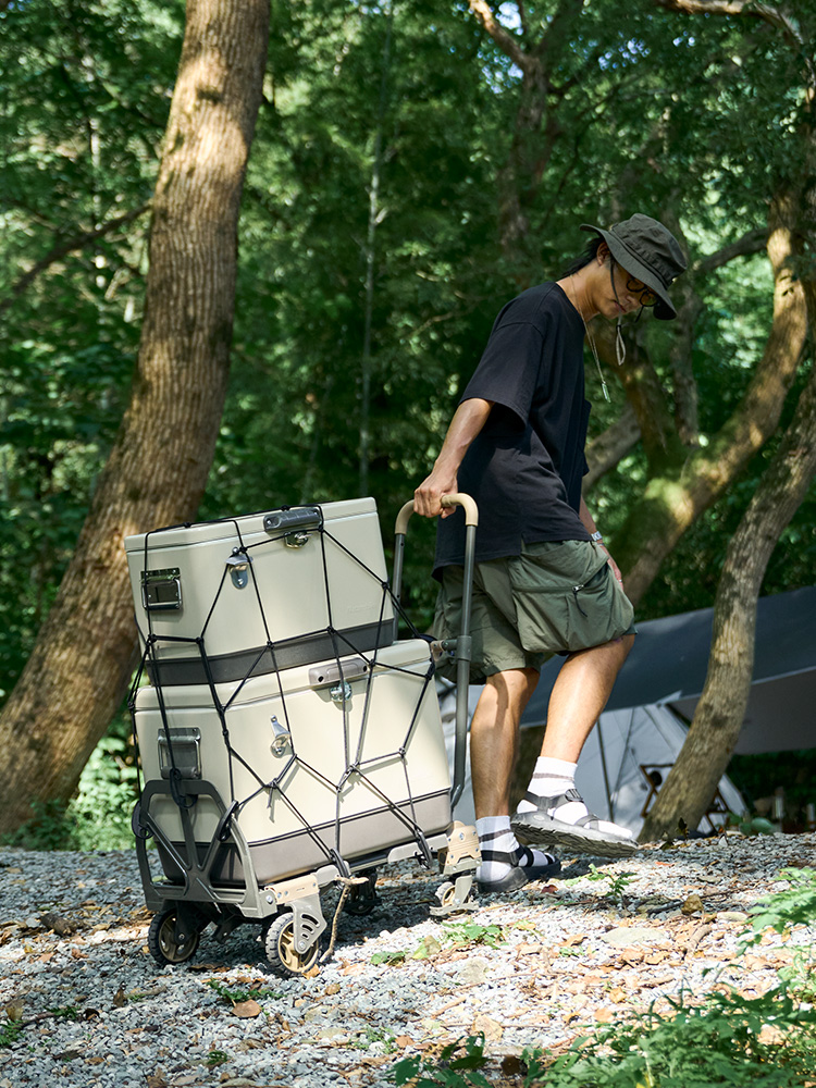 Naturehike挪客小推车弹力网兜户外营地露营车绑带固定绑绳网袋-图3