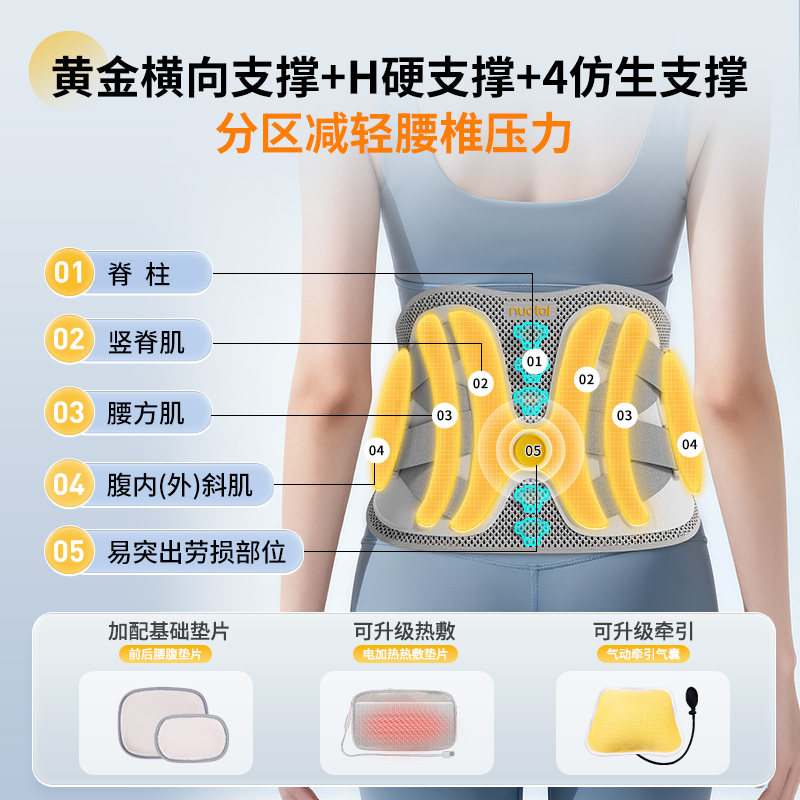 诺泰护腰带腰间盘劳损突出医用腰椎专用男士女士腰部久坐神器腰托,淘宝优惠券,粉丝福利购,淘宝优惠卷