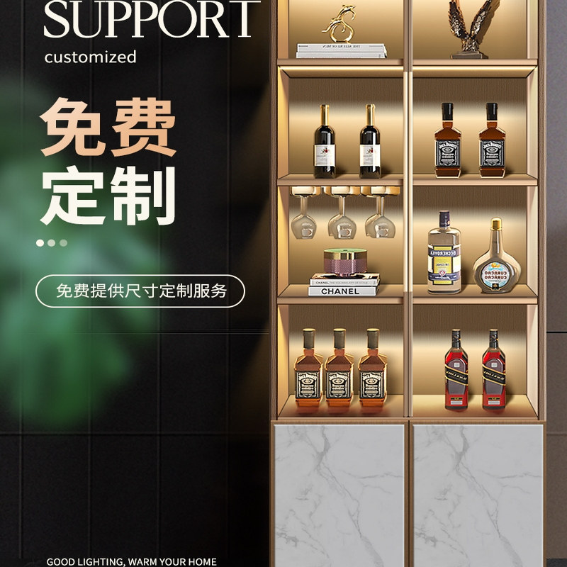 已接入米家智能橱柜灯带led感应层板灯酒柜衣柜嵌入式45度斜发光 - 图3